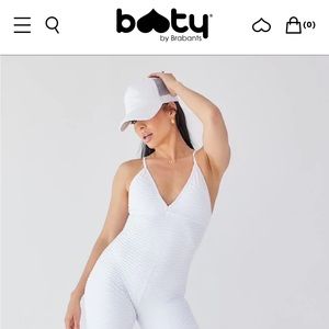 Booty by Brabants white, opal, chrome, onesie